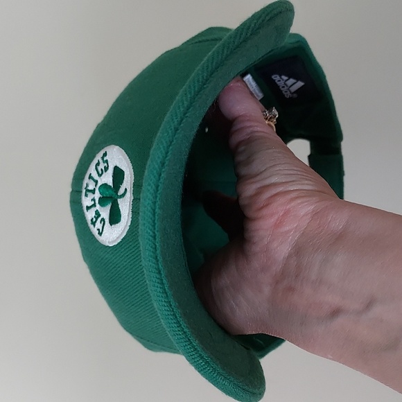 ADIDAS Boston Celtics Basketball Toddler Baseball Hat Green Shamrock Logo Adjust - Picture 5 of 12